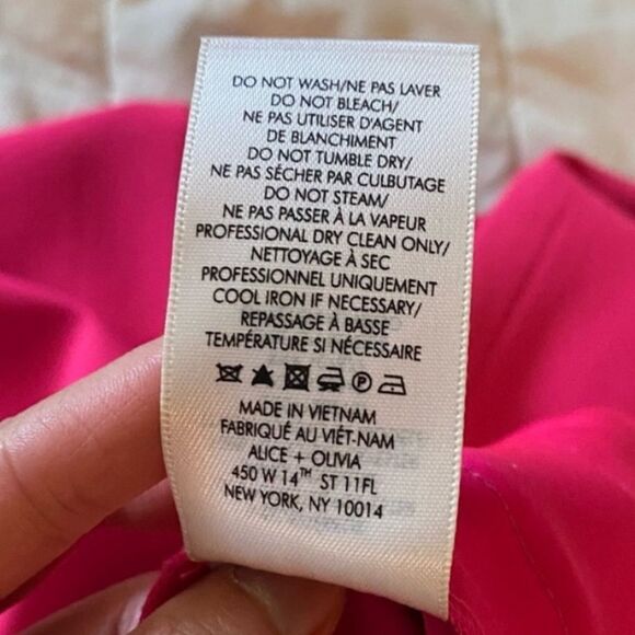 Alice + Olivia Dylan high waisted pants Small 2 - Picture 3 of 5